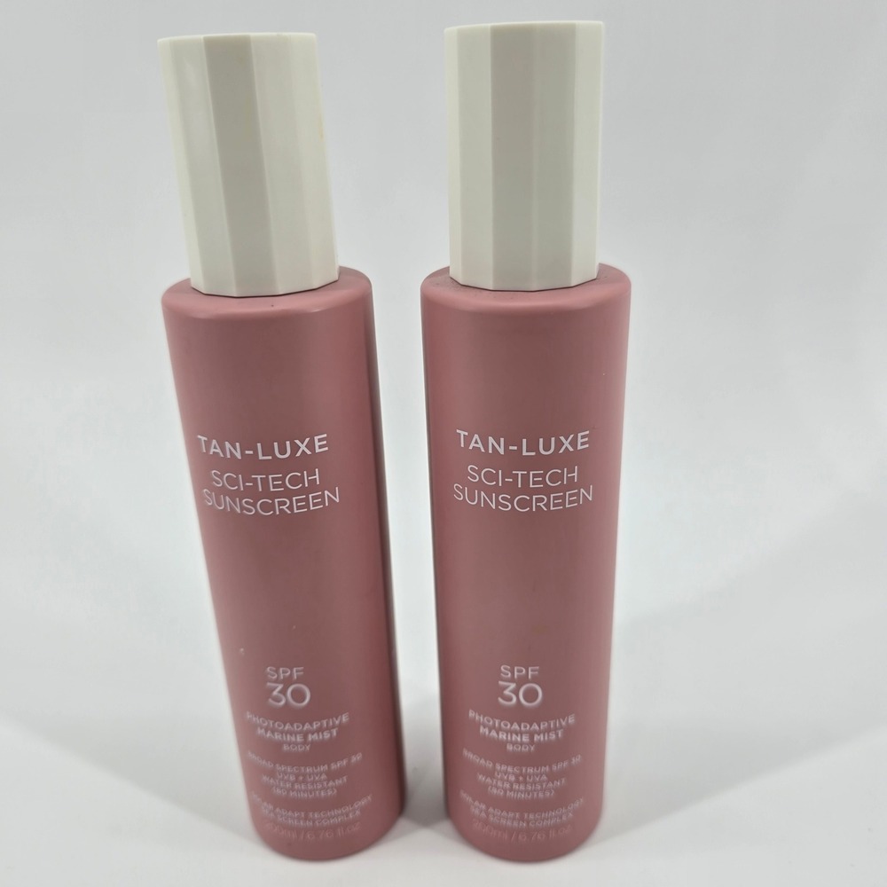 Tan-Luxe Sci-Tech Sunscreen Marine Mist SPF 30 Body Spray 6.76oz Lot of 2 New
